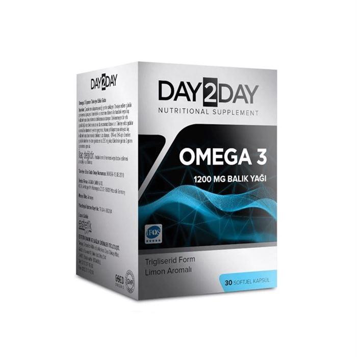 Day2Day Omega 3 Takviye Edici Gıda 30 Kapsül - Balık Yağı