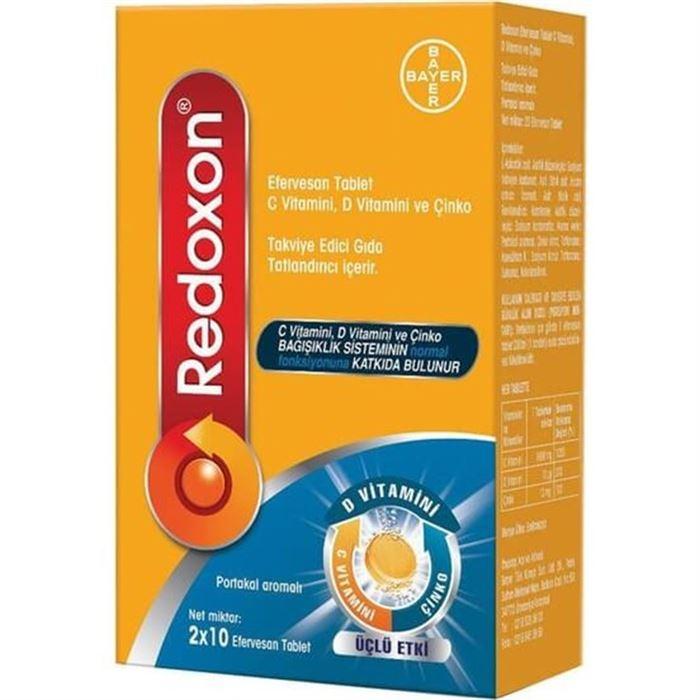 Redoxon 3'Lü Etki Efervesan 2x10 Tablet