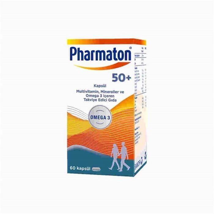 Pharmaton 50 Plus 60 Adet Kapsül
