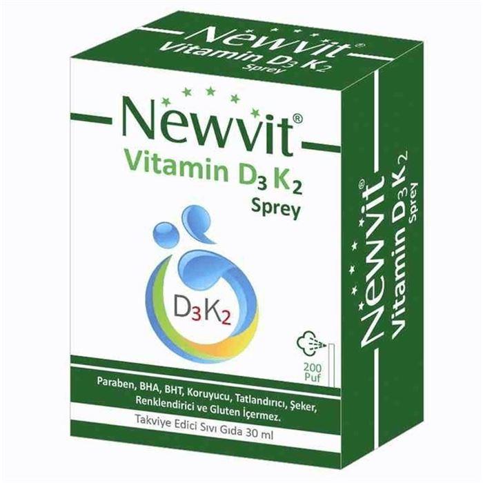 Newvit Vitamin D3 K2 Sprey 30ml
