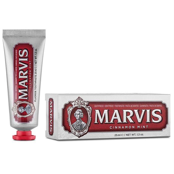 Marvis Cinnamon Mint Diş Macunu 25ml - Tarçın ve Naneli Florürsüz