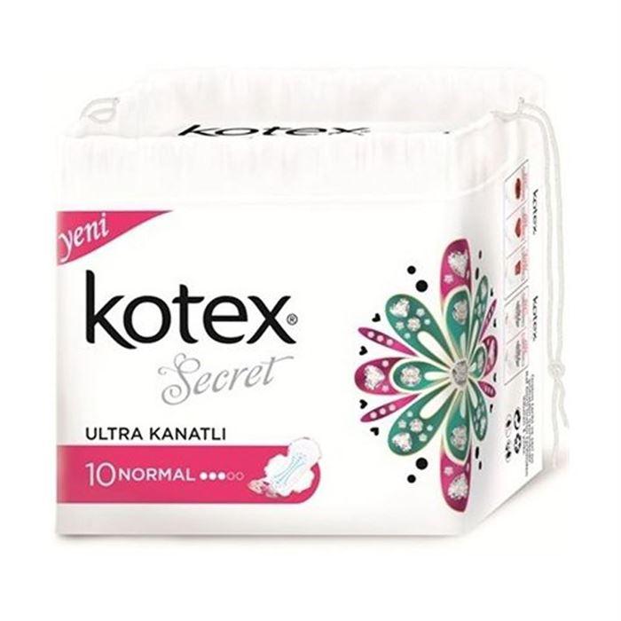 Kotex Secret Ultra Kanatlı Normal Ped 10 Adet