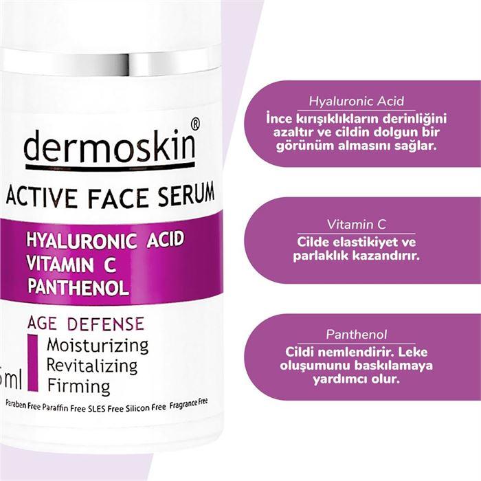 Dermoskin Active Serum 15 ml - Nemlendirici Serum