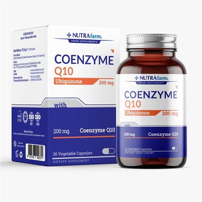 Nutrafarm Coenzyme Q10 200 mg 30 Kapsül