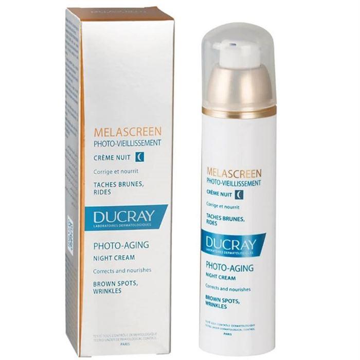 Ducray Melascreen Photo-Aging Night Cream 50ml - Güneş Lekelerine Karşı