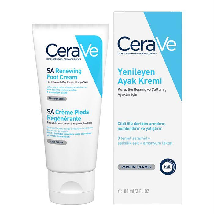 CeraVe Renewing SA Foot Cream 88ml - Yenileyici Ayak Kremi