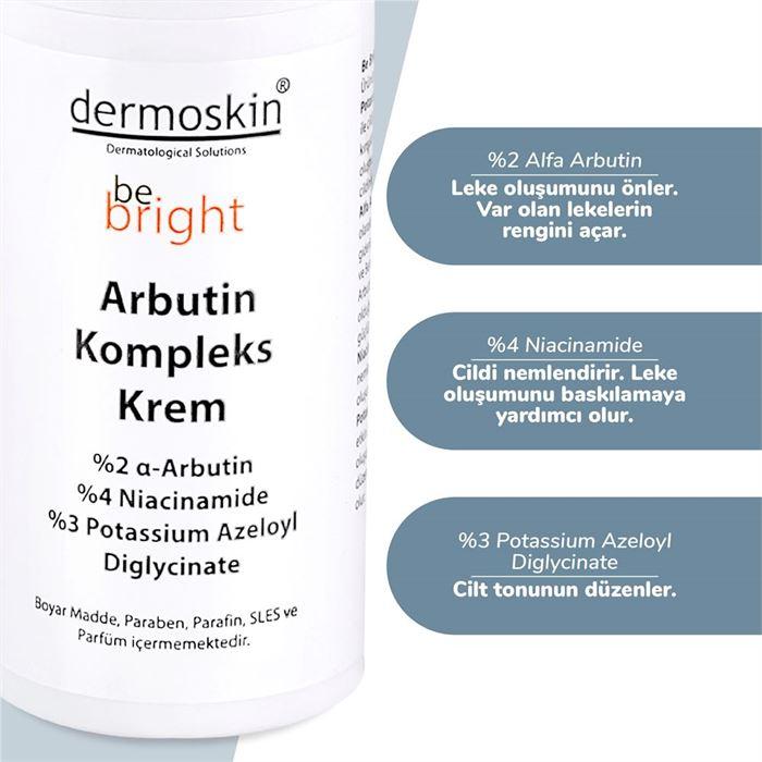 Dermoskin Be Bright Arbutin Kompleks Krem 33ml - Leke ve Nemlendirici Krem