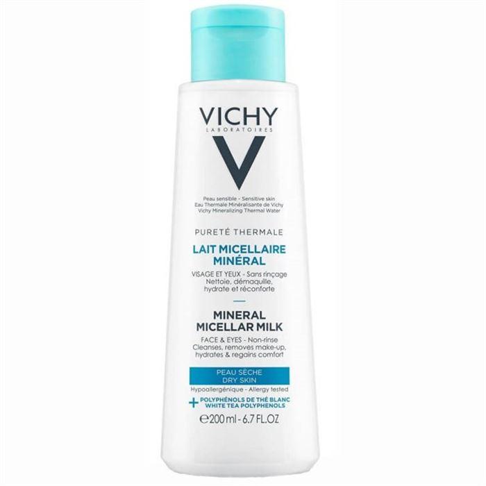 Vichy Purete Thermale Mineral Micellar Milk 200 ml - Kuru ve Hassas Ciltler