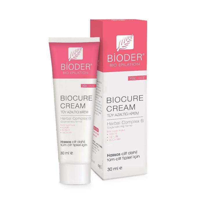 Bioder Biocure Tüy Azaltıcı ve Cilt Bakım Kremi  30ml - Yüz