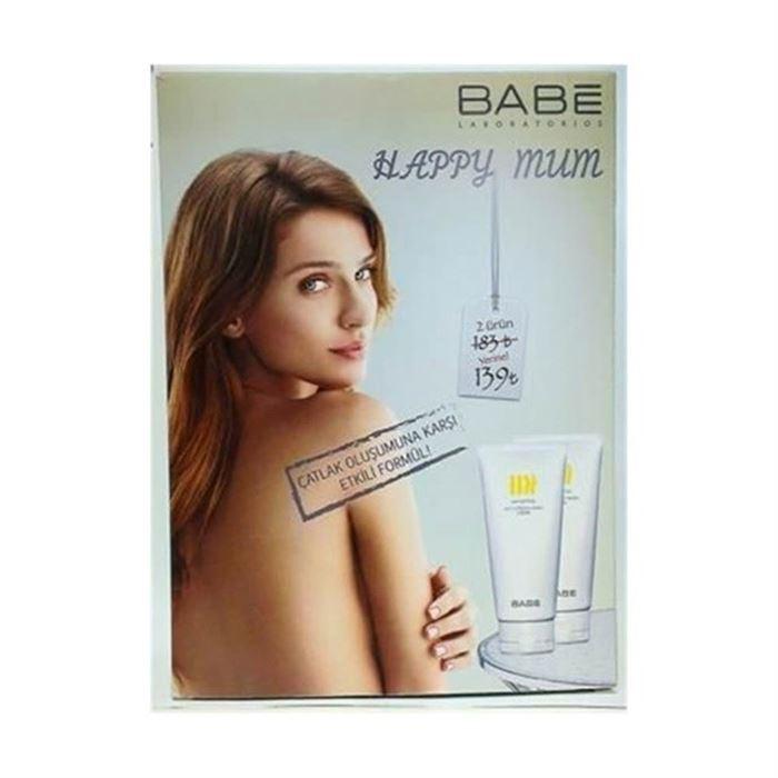 Babe Happy Mum Çatlak Kremi 2 x 200 ml - Anti-Stretch Mark Cream