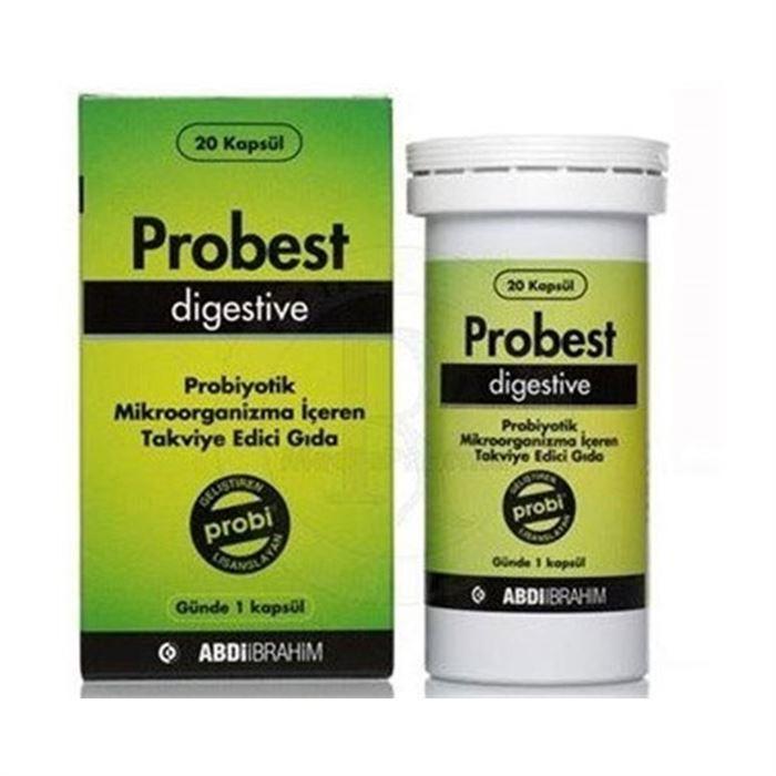 Probest Digestive Probiyotik 20 Kapsül Takviye Edici Gıda 