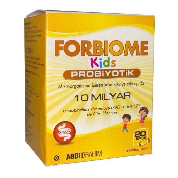 Forbiome Kids Probiyotik Takviye Edici Gıda 20 Saşe