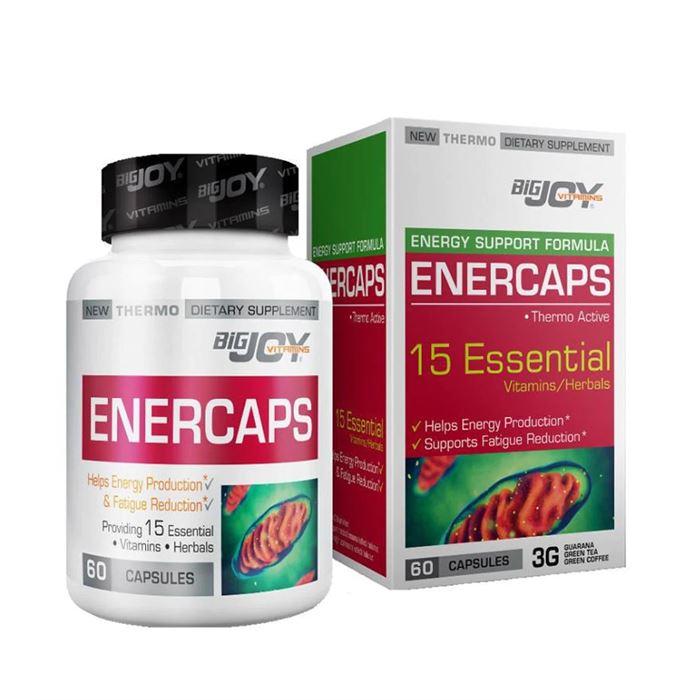 Bigjoy Vitamins Enercaps 60 Kapsül - Takviye Edici Gıda