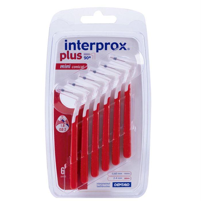 Dentaid INTERPROX Plus 2G MiniConical Blister 6 Adet - Kırmızı - N5251021