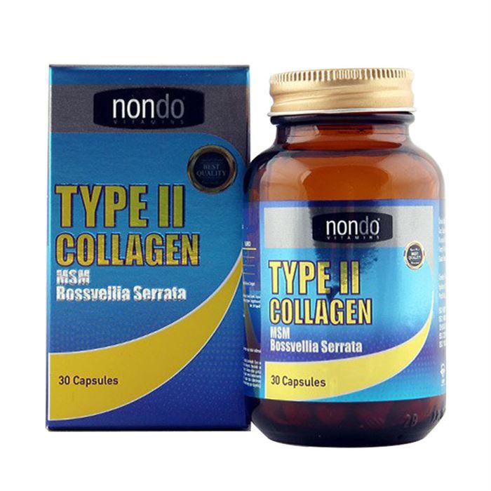 Nondo Vitamins Type 2 Collagen 30 Kapsül - Takviye Edici Gıda