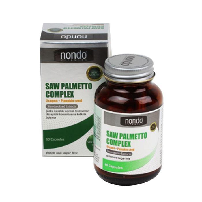 Nondo Vitamins Saw Palmetto Complex 60 Kapsül - Takviye Edici Gıda