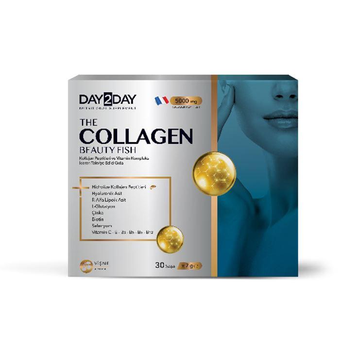 Day2Day The Collagen Beauty Fish Kollajen 5000 mg 30 Saşe x 7 gr