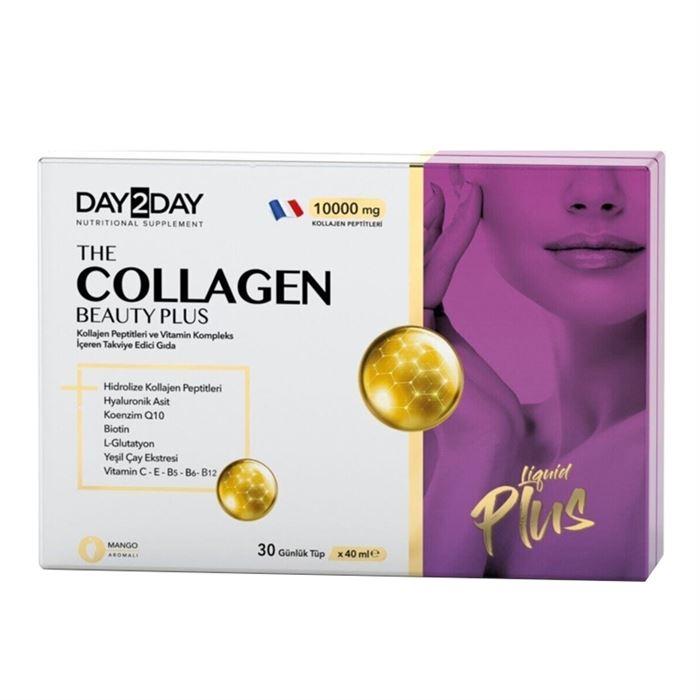 Day2Day The Collagen Beauty Plus Takviye Edici Gıda 10000 mg 40 ml x 30 Adet