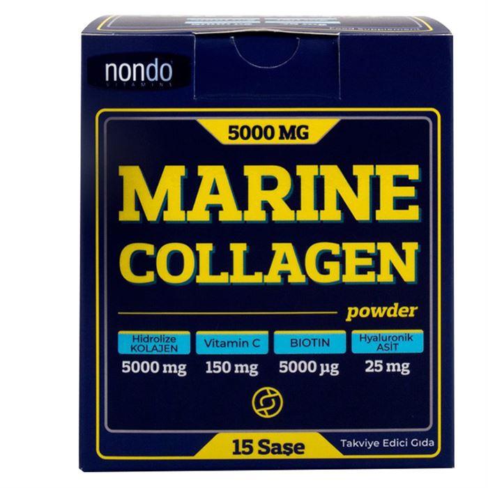 Nondo Vitamins Marine Collagen 15 Saşe - Takviye Edici Gıda