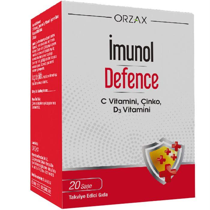 Orzax İmunol Defence 20 Şase - Takviye Edici Gıda