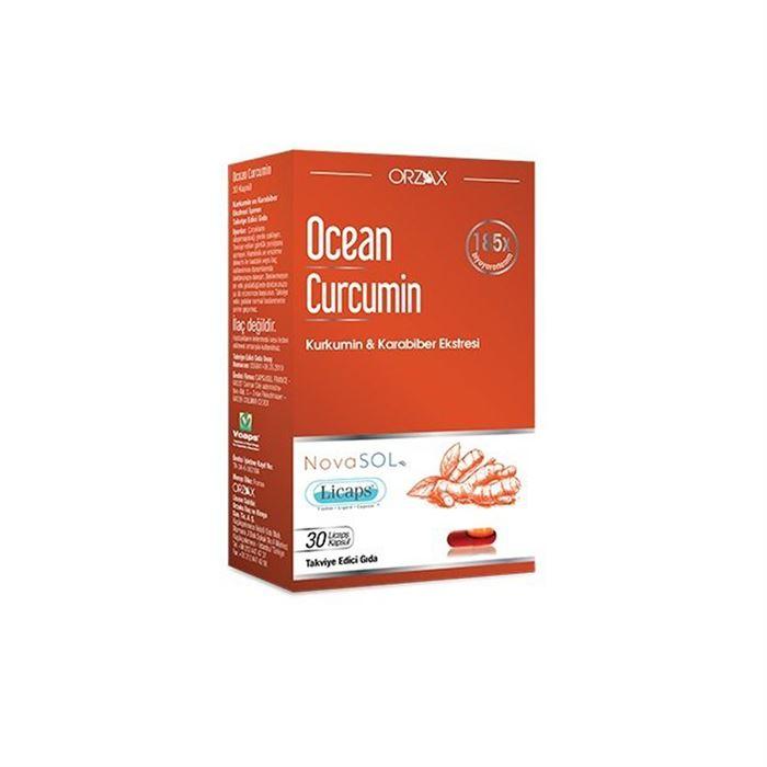 Orzax Ocean Curcumin 30 Licaps Kapsül