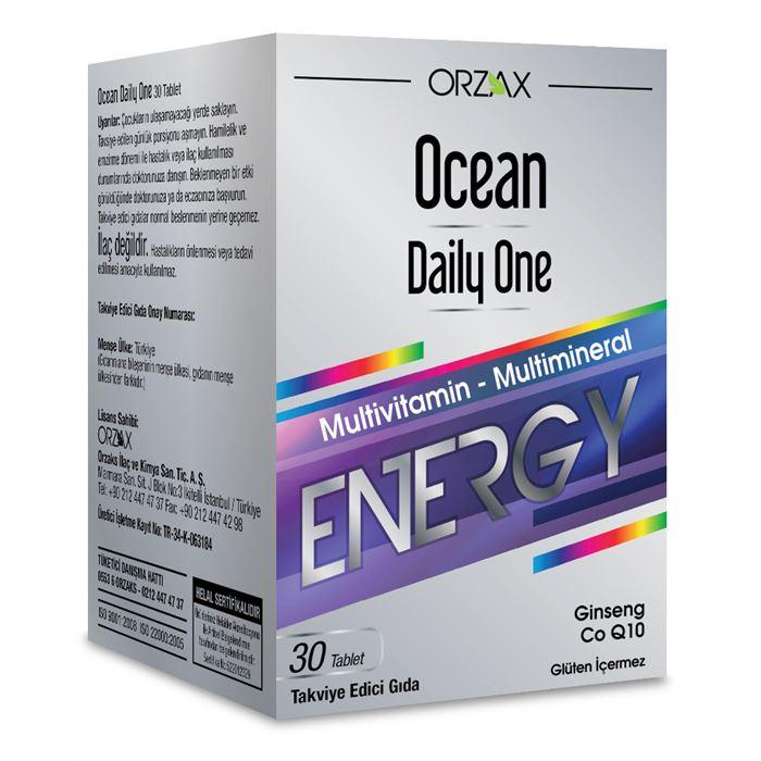 Orzax Ocean Daily One Energy 30 Tablet 