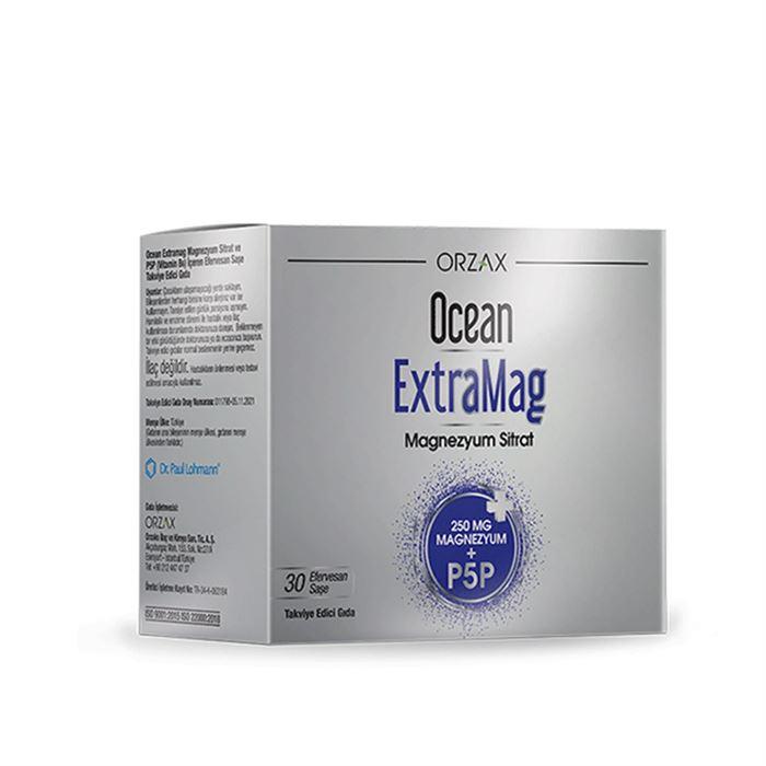 Orzax Ocean Extramag Magnezyum Sitrat 250 mg 30 Şase