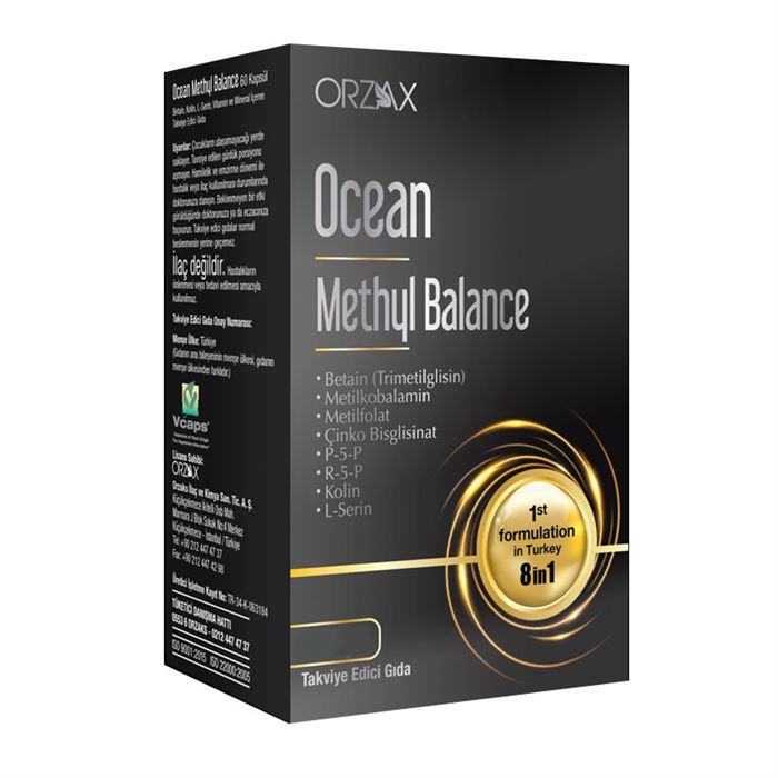 Orzax Ocean Methyl Balance 30 Bitkisel Kapsül 