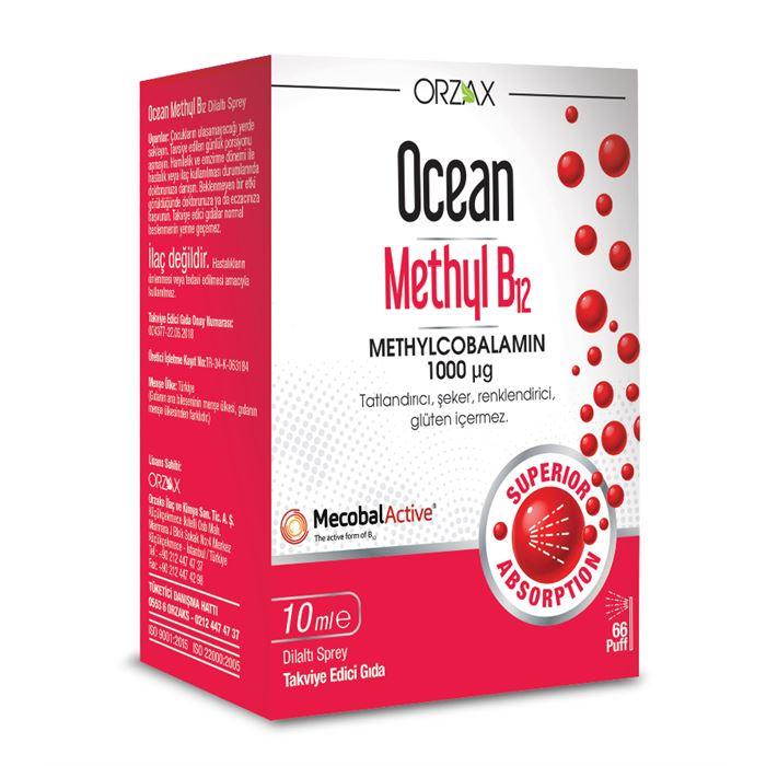 Orzax Ocean Methyl B12 1000 mcg 10 ml 