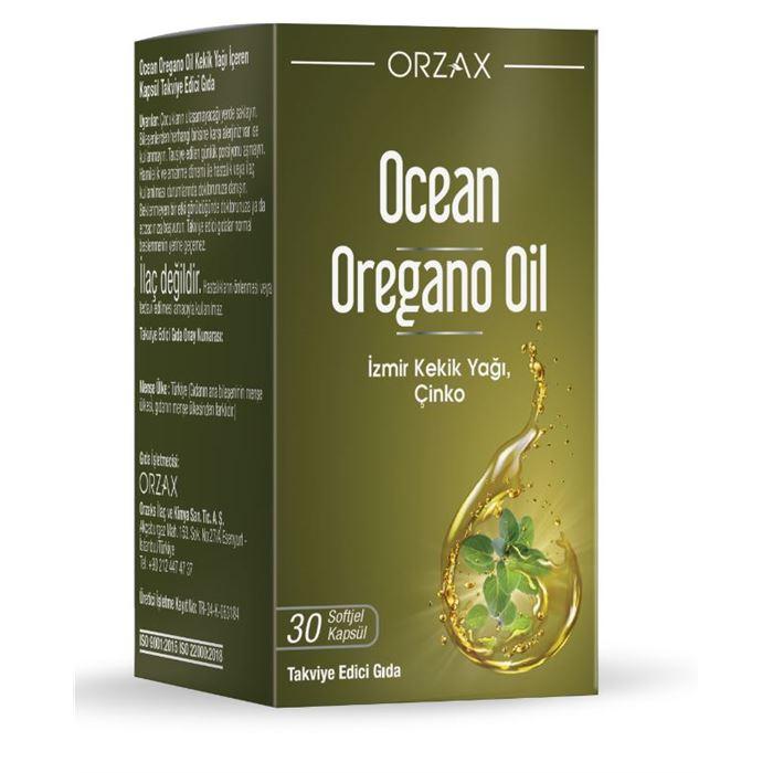 Orzax Ocean Oregano Oil 30 Softjel Kapsül 