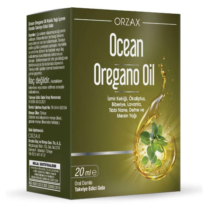 Orzax Ocean Oregano Oil Oral Damla 20 ml
