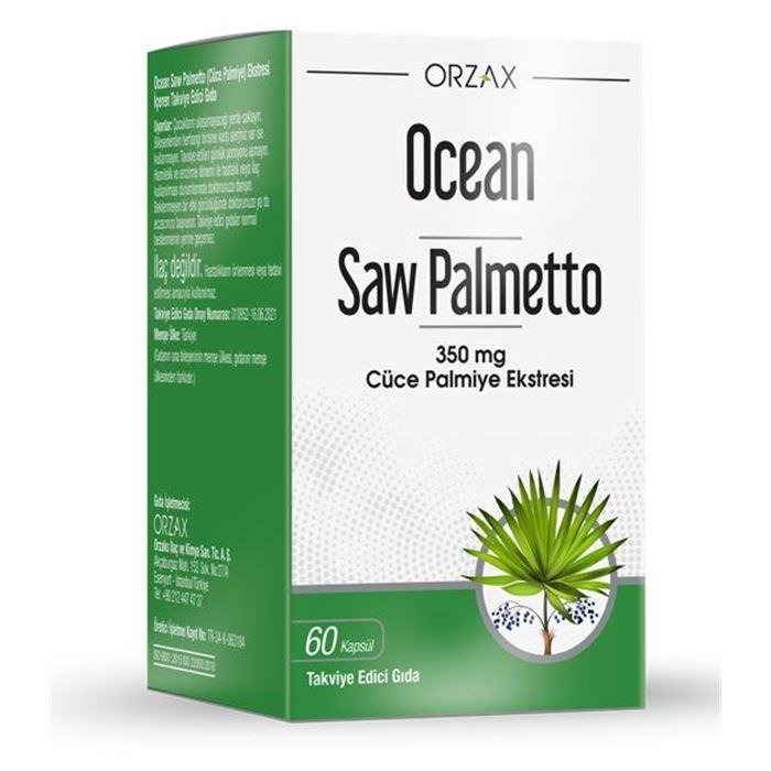 Orzax Ocean Saw Palmetto 350 mg 60 Kapsül 