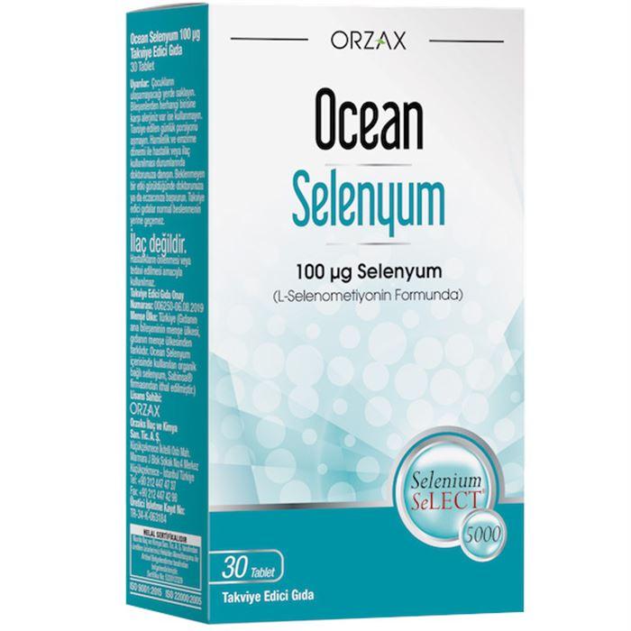 Orzax Ocean Selenyum 100 mcg 30 Tablet 