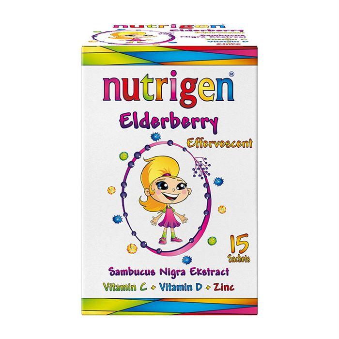 Nutrigen Elderberry 15 Efervesan Tablet - Takviye Edici Gıda