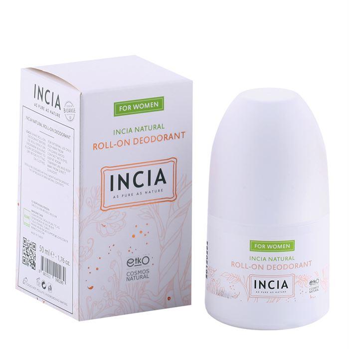 INCIA Kadınlar için Doğal Roll-On Deodorant 50ml