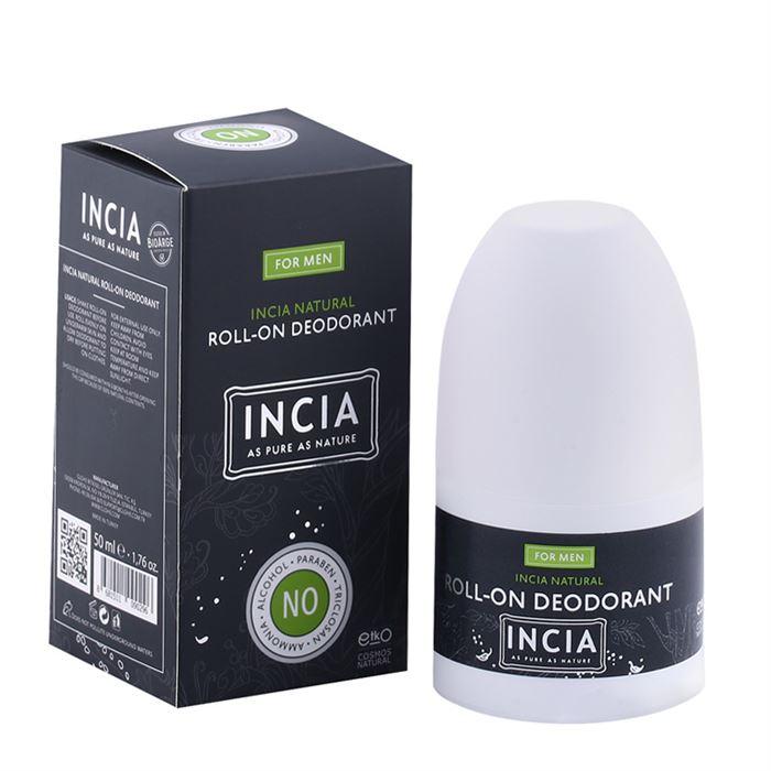 INCIA Erkekler için Doğal Roll-On Deodorant 50ml