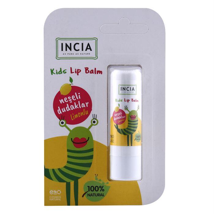 INCIA Kids Lip Balm Dudak Besleyici Limon 6gr