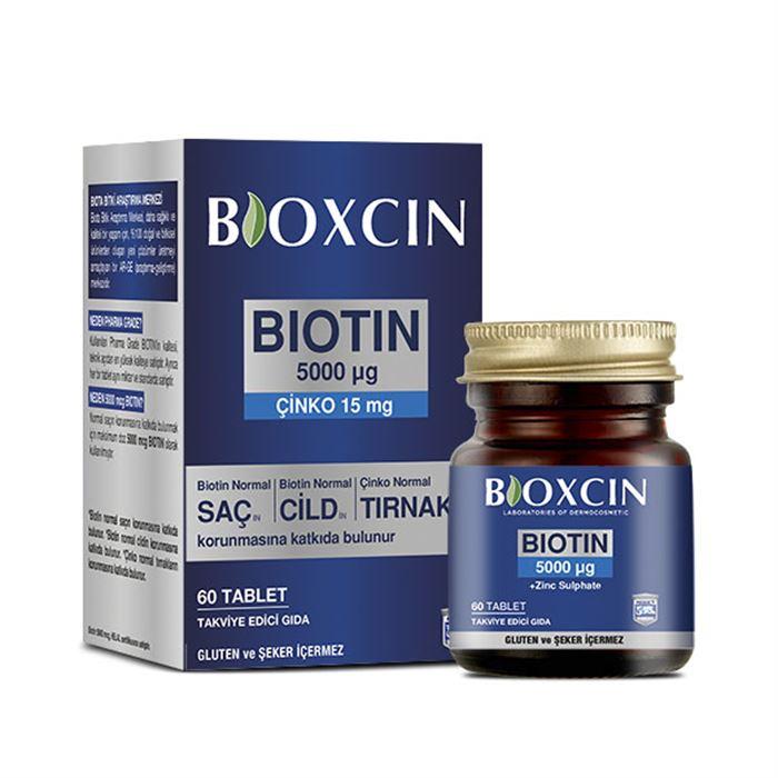 Bioxcin Biotin 5000 Mcg 60 Tablet - Takviye Edici Gıda