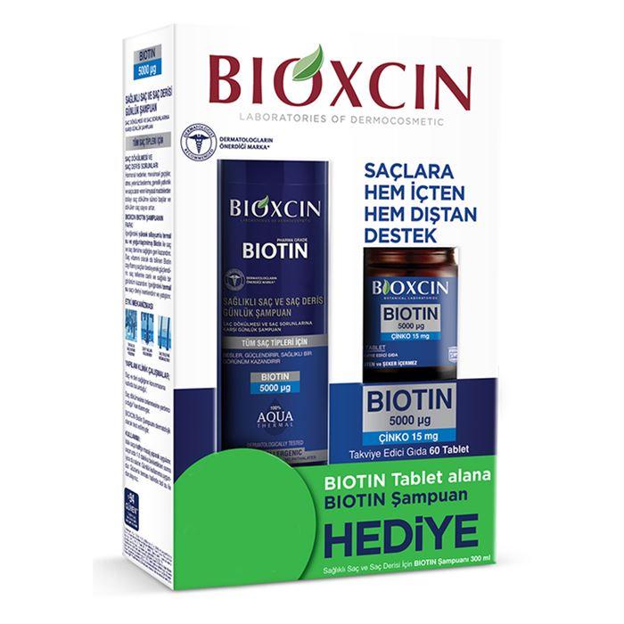 Bioxcin Biotin 5000Mcg 60 Tablet + Şampuan Hediye Kofre 