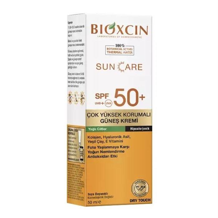 Bioxcin SunCare Çok Yüksek Korumalı Güneş Kremi Spf 50+50ml - Yağlı Cilt Koruyucu