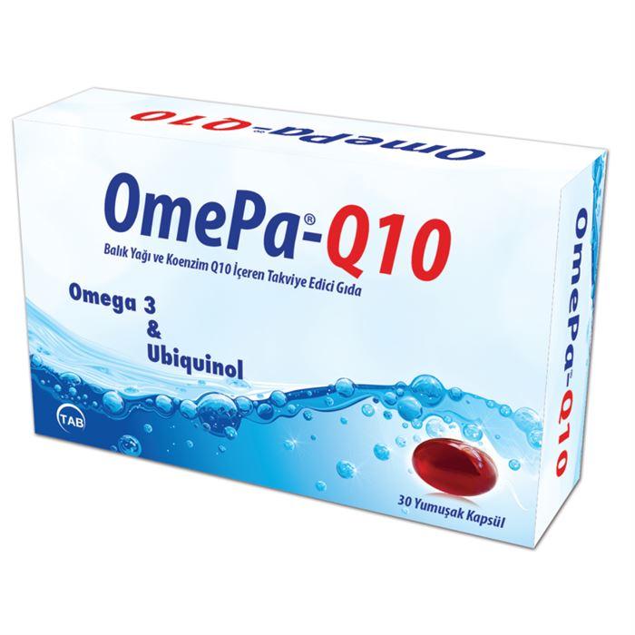 Omepa-Q10 Omega3 Ubiquinol 30 Kapsül - Takviye Edici Gıda