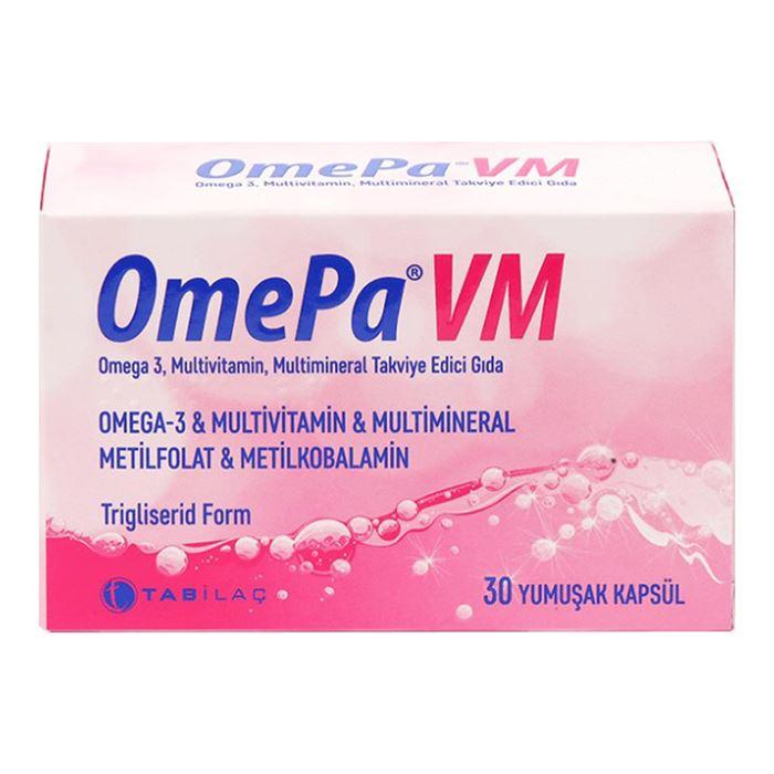 OmePa VM Takviye Edici Gıda 30 Yumuşak Kapsül - Multivitamin