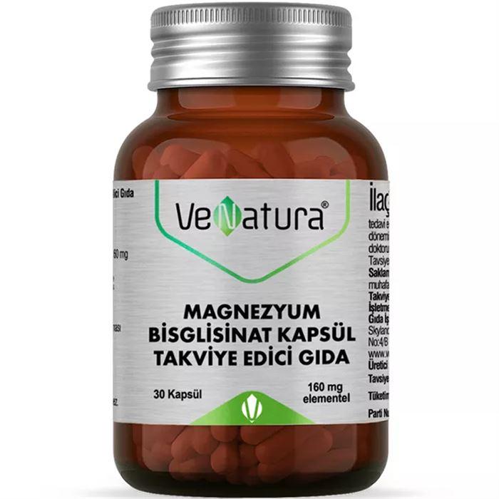 VeNatura Magnezyum Bisglisinat 30 Kapsül - Takviye Edici Gıda
