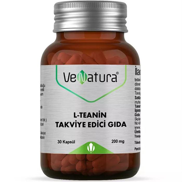 VeNatura L-Teanin 200 mg 30 Kapsül - Takviye Edici Gıda