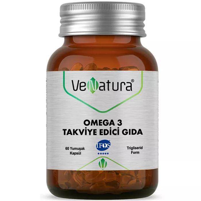 VeNatura Omega 3 60 Kapsül - Takviye Edici Gıda