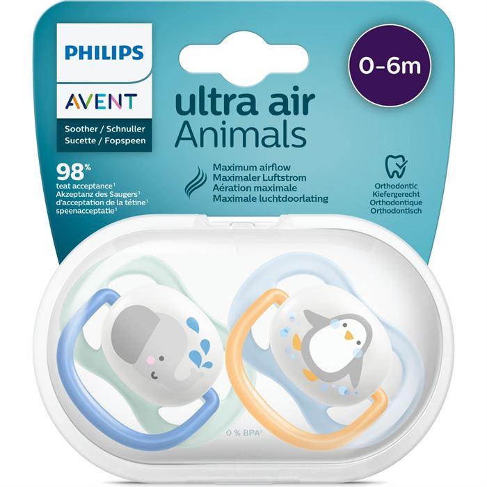 Avent Ultra Air Animals 0+6 Ay Erkek Emzik 