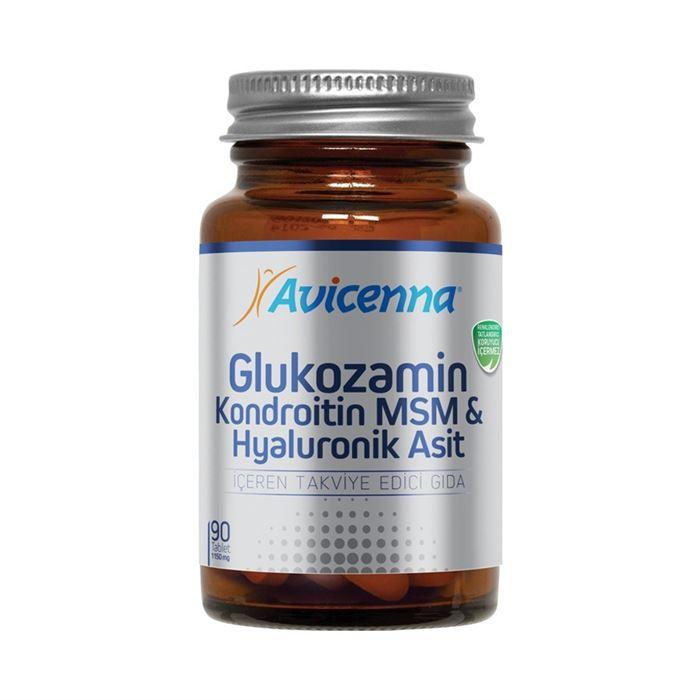 Avicenna Glukozamin & Kondroitin & MSM & Hyaluronik Asit 90 Tablet