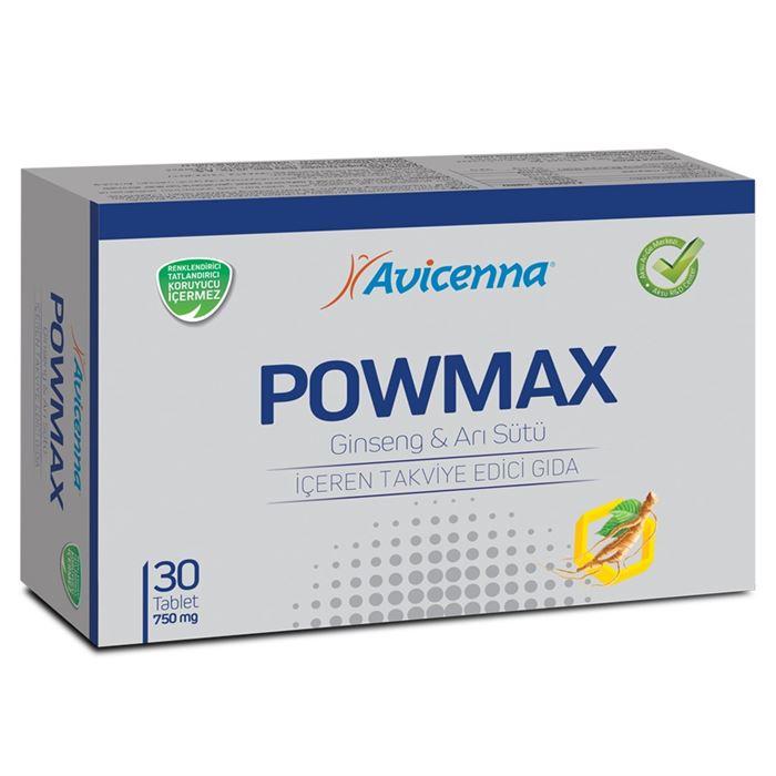 Avicenna Powmax 30 Tablet - Takviye Edici Gıda 