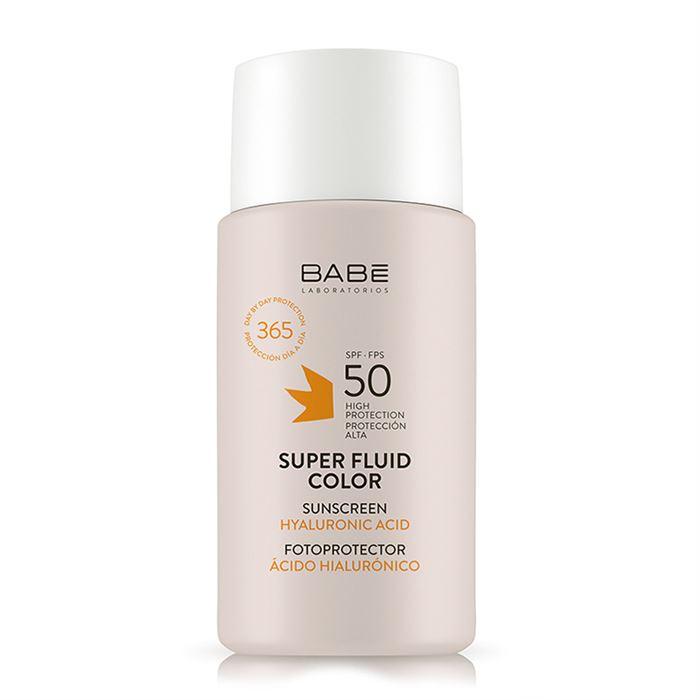 Babe Super Fluid Color Sunscreen SPF 50+50ml - Renkli Güneş Sıvı Koruyucu