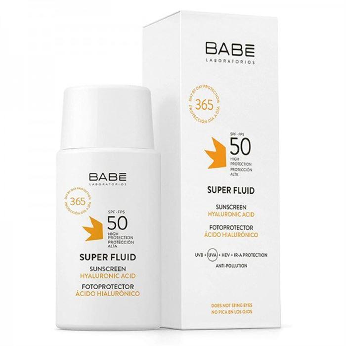 Babe Super Fluid Sunscreen SPF 50+50ml - Fotoyaşlanmaya Güneş Koruyucu
